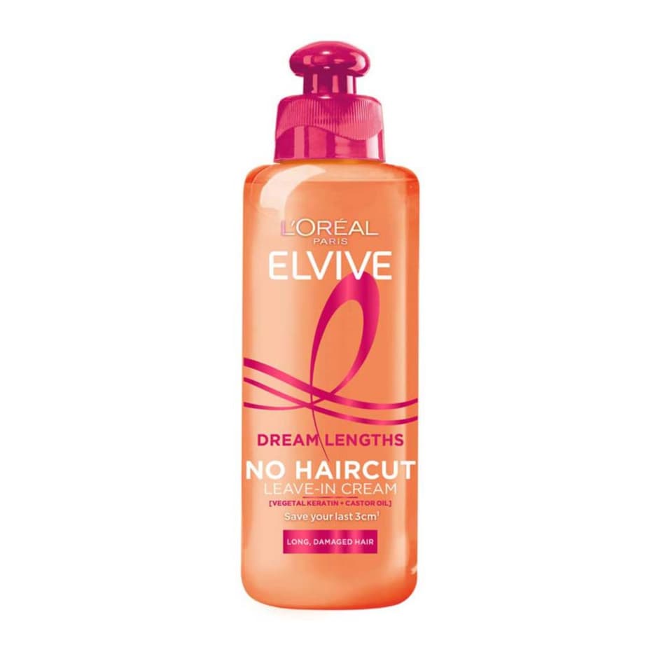 Paris Elvive Dream Lengths No Haircut Cream, Leave-in Conditioner for Long Damaged Hair