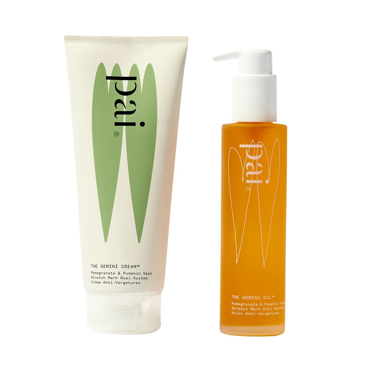 Skincare The Gemini Pomegranate and Pumpkin Stretch Mark Dual-System