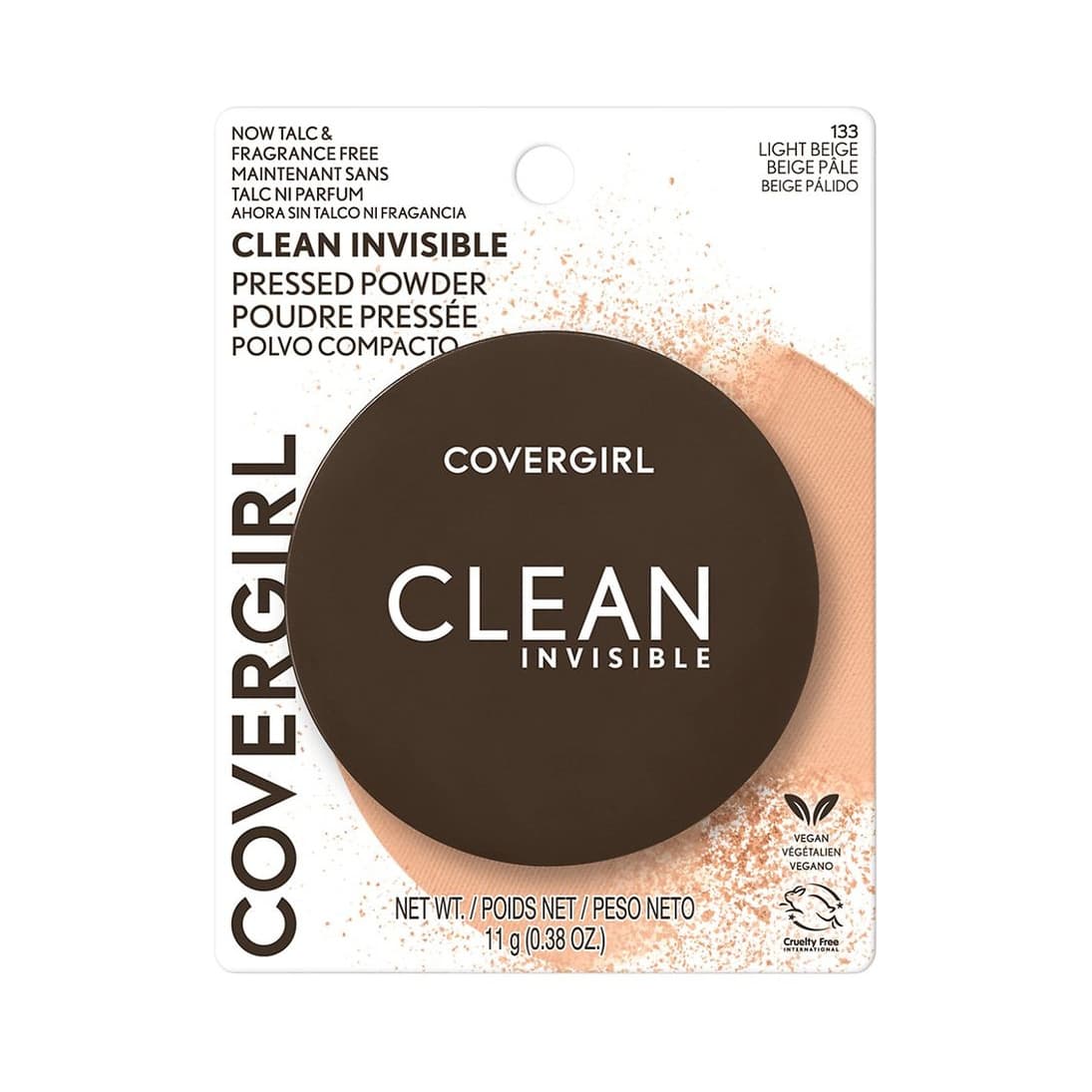 Invisible Pressed Powder, Light Beige