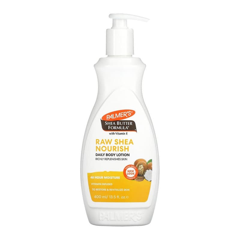 Shea Butter Formula with Vitamin E, Raw Shea Nourish Daily Body Lotion