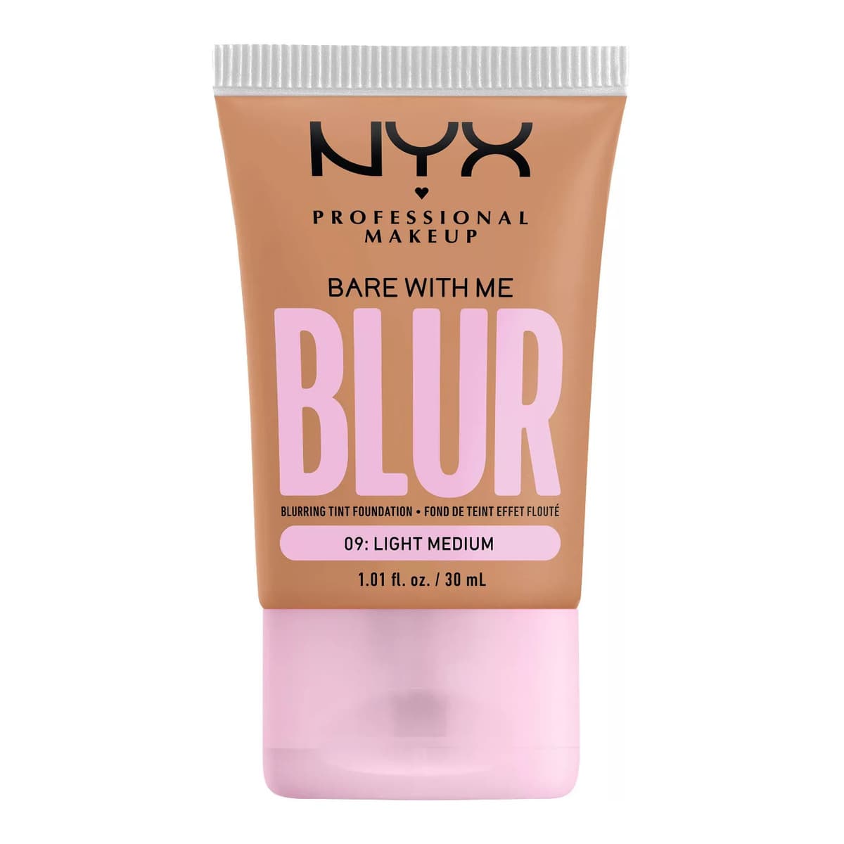 Bare With Me Blur Tint Soft Matte Foundation, #09 Light Medium