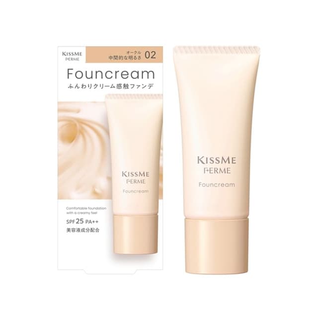 Kiss Me Ferme Founcream SPF 25 PA++, #02 Ocher
