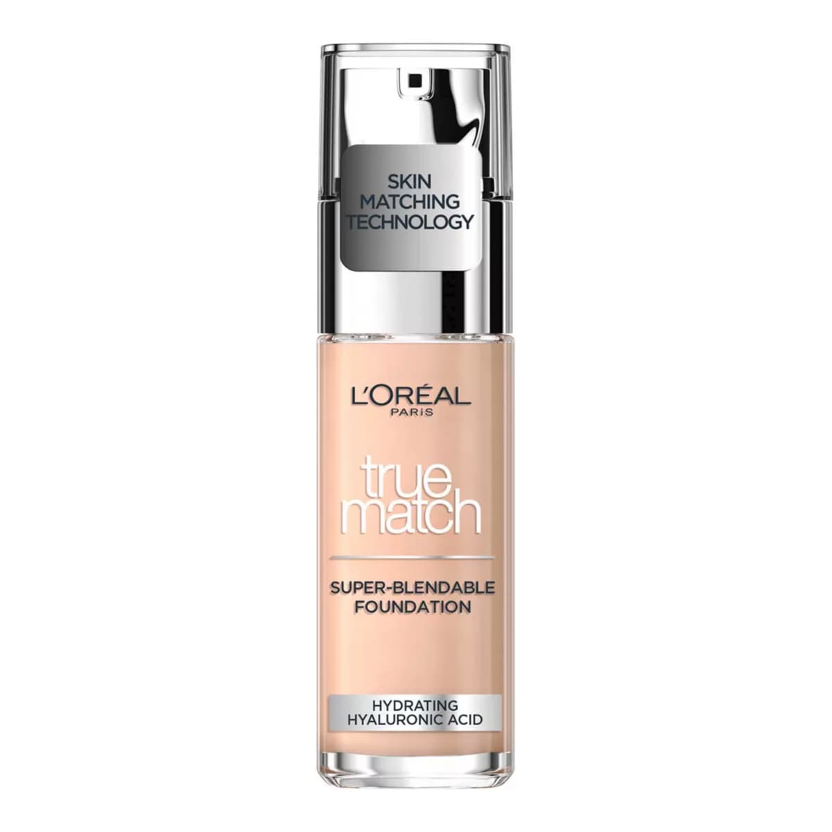 L'Oréal Paris True Match Liquid Foundation with Hyaluronic Acid and SPF, #0.5C