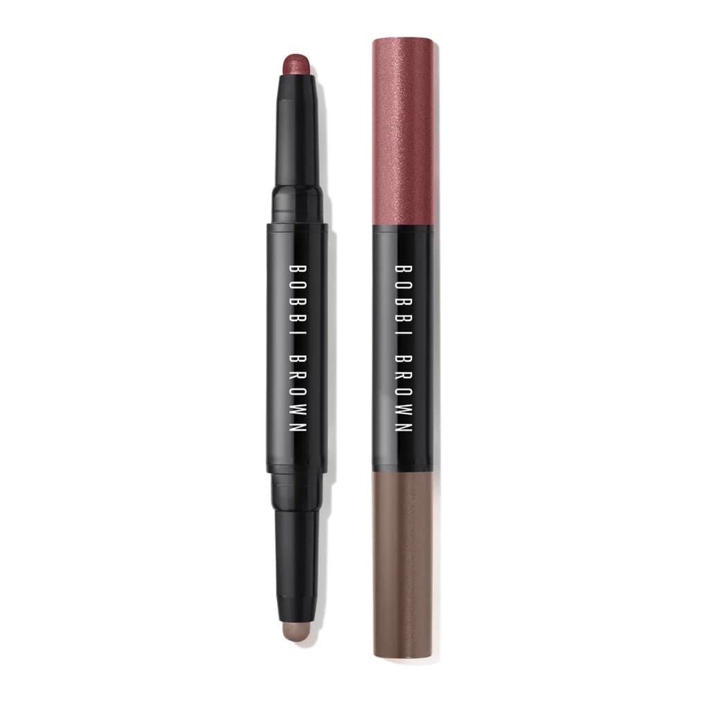 Dual-Ended Long-Wear Cream Shadow Stick, Pink / Espresso