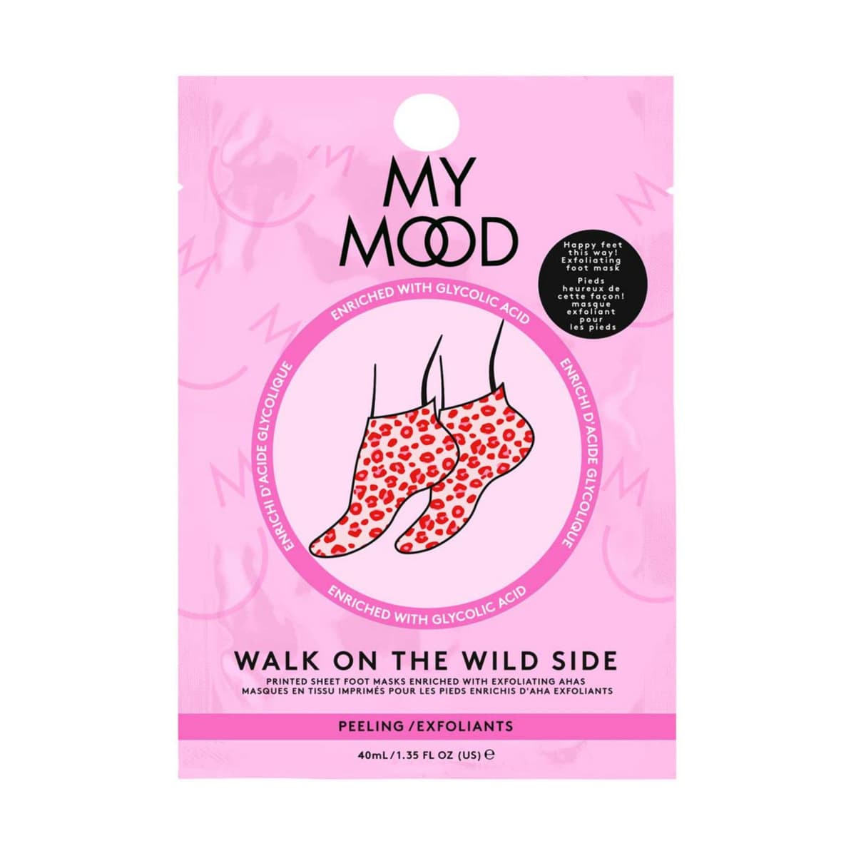 Printed Foot Mask Walk on the Wild Side