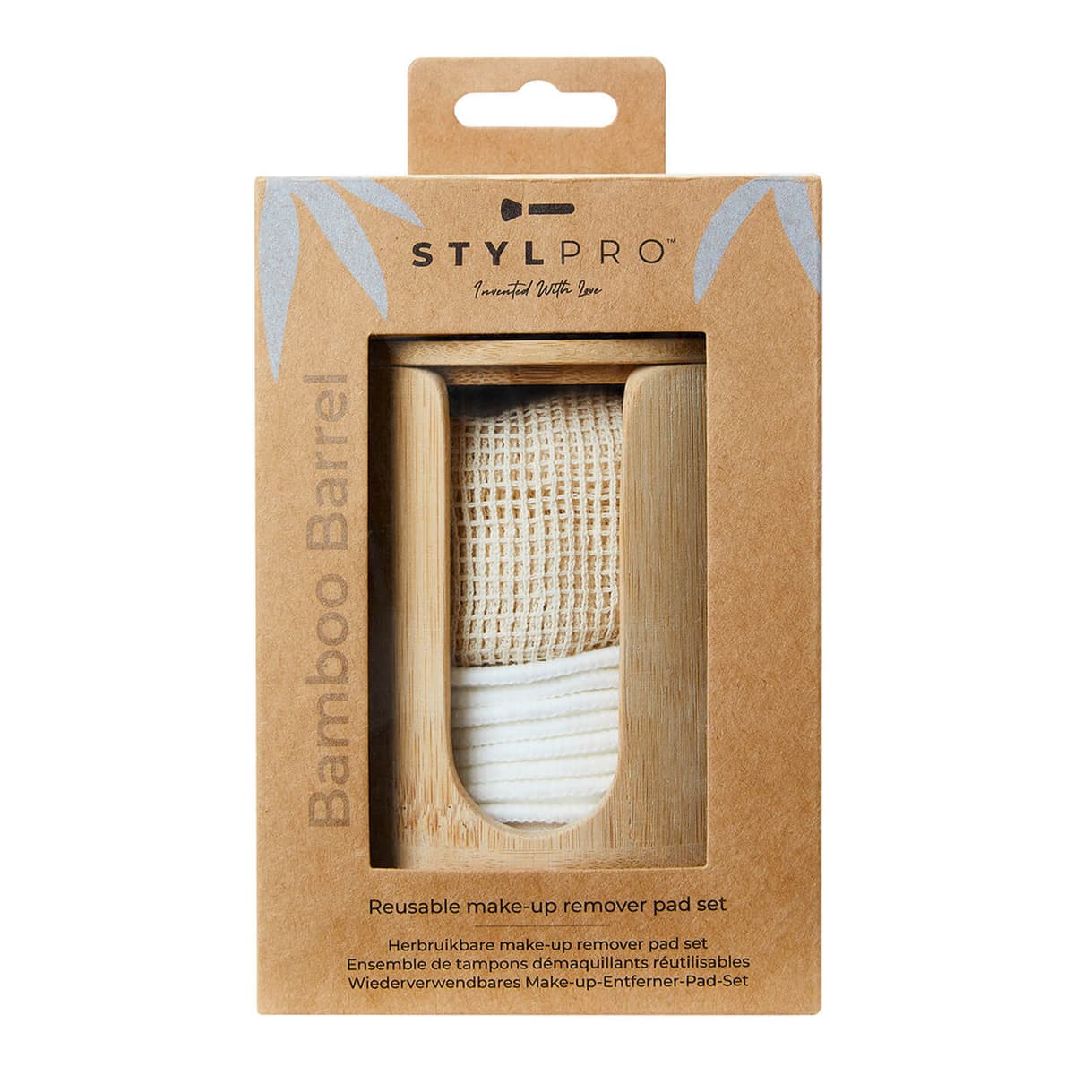 Bamboo Barrel Makeup Remover Pads
