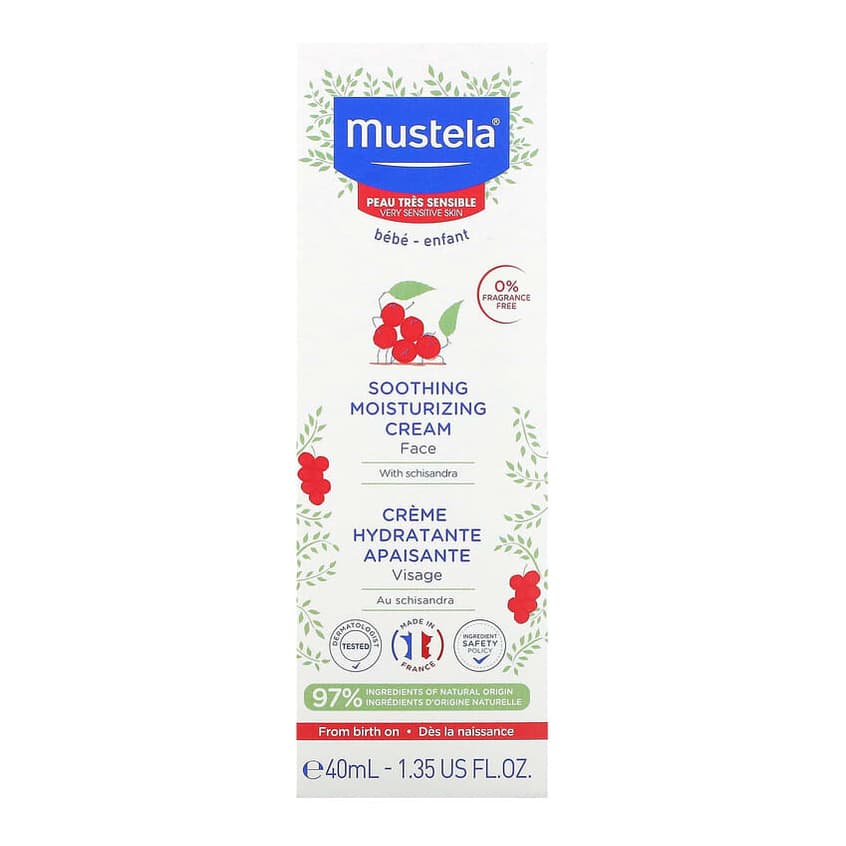 Soothing Moisturizing Face Cream with Schisandra