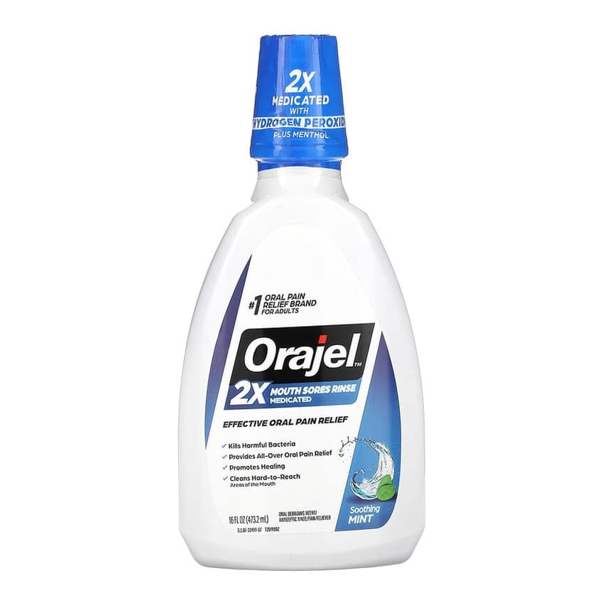 Mouth Sores Rinse, Soothing Mint