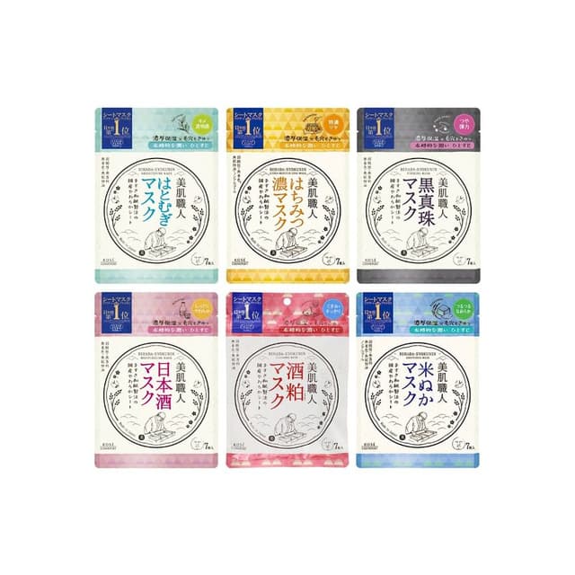 Clear Turn Bihada-Syokunin Beautiful Skin Artisan Mask, Firming Black Pearl
