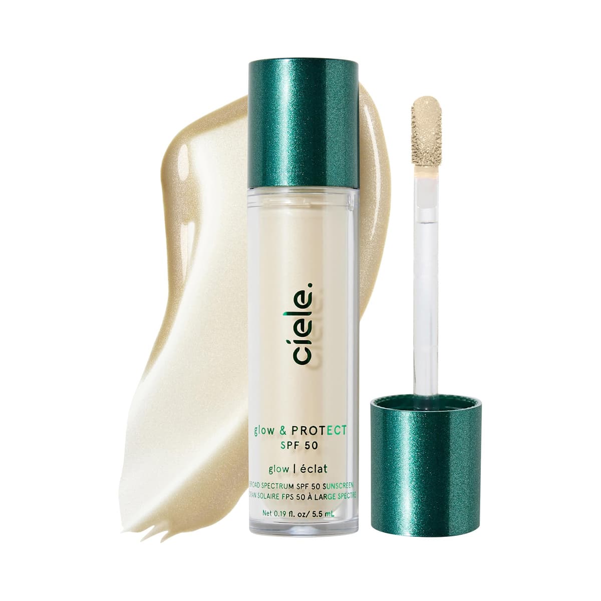 glow & PROTECT SPF 50+ liquid highlighter, Church