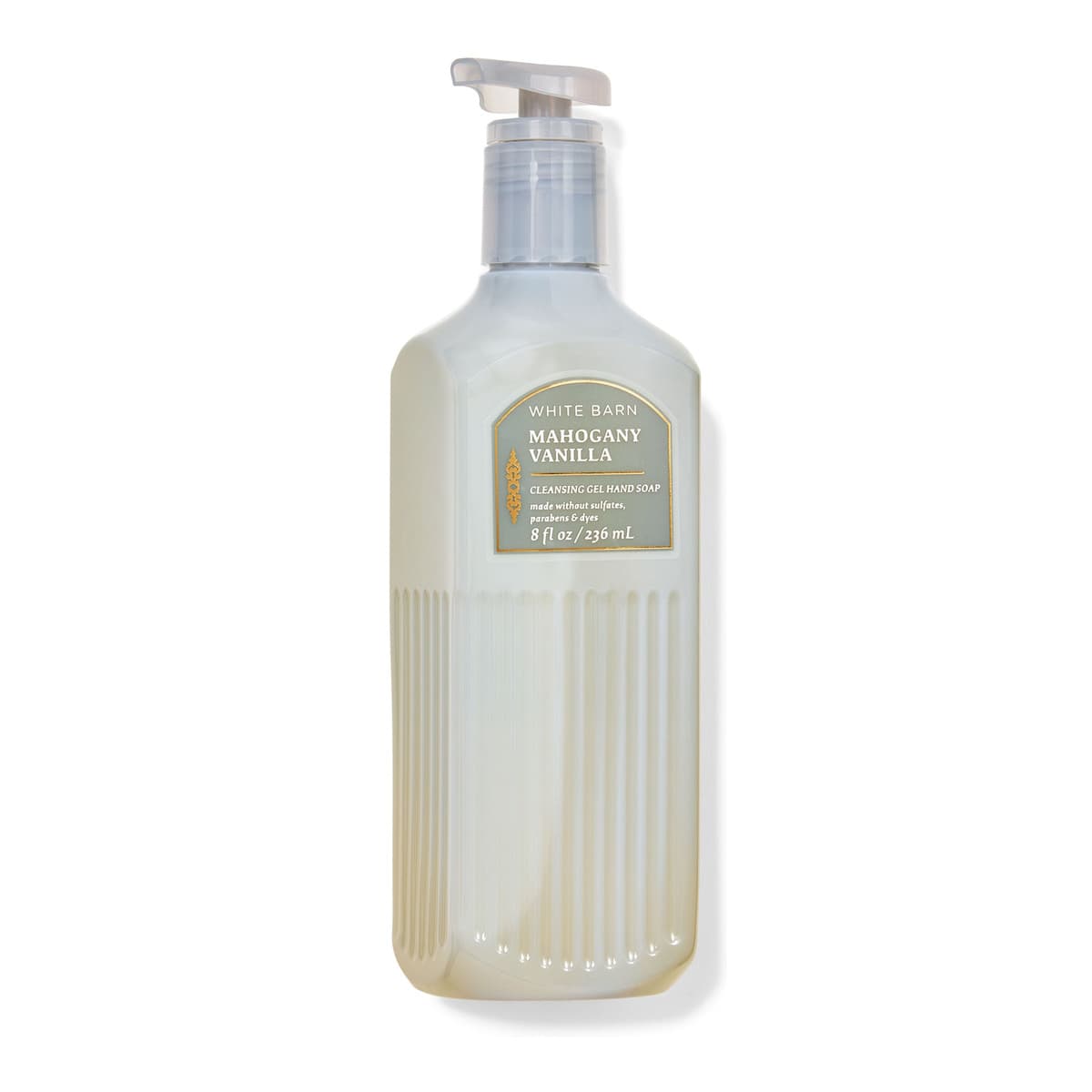 White Barn, Mahogany Vanilla, Cleansing Gel Hand Soap