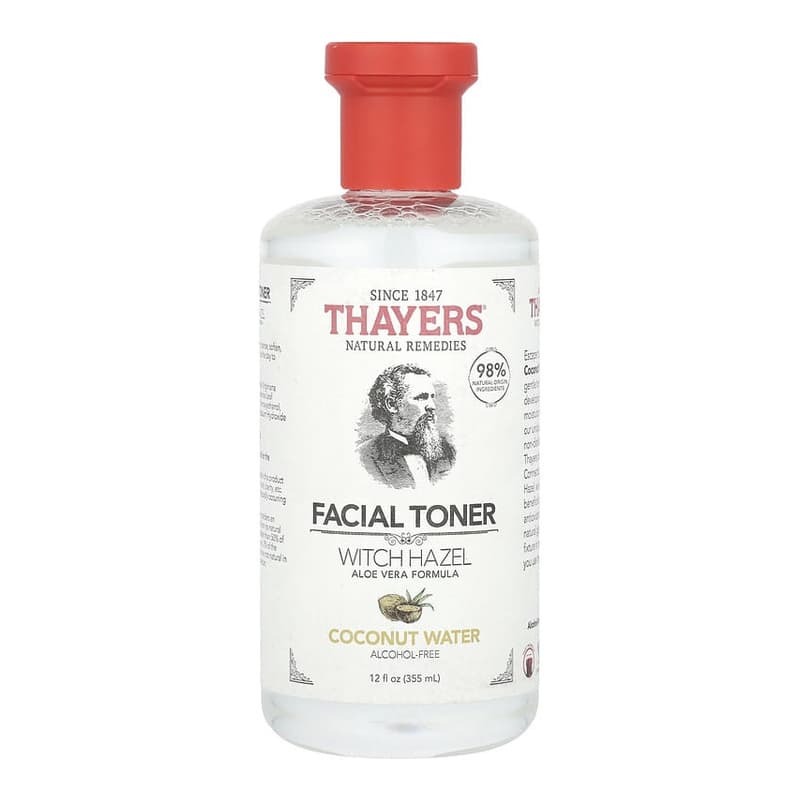Witch Hazel Facial Toner, Alcohol-Free, Coconut Water