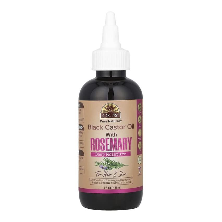 Black Castor Oil With Rosemary