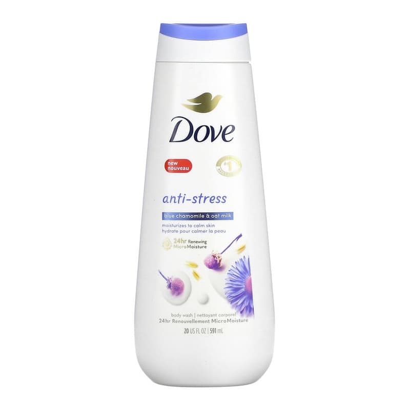 Anti-Stress, Body Wash, Blue Chamomile & Oat Milk
