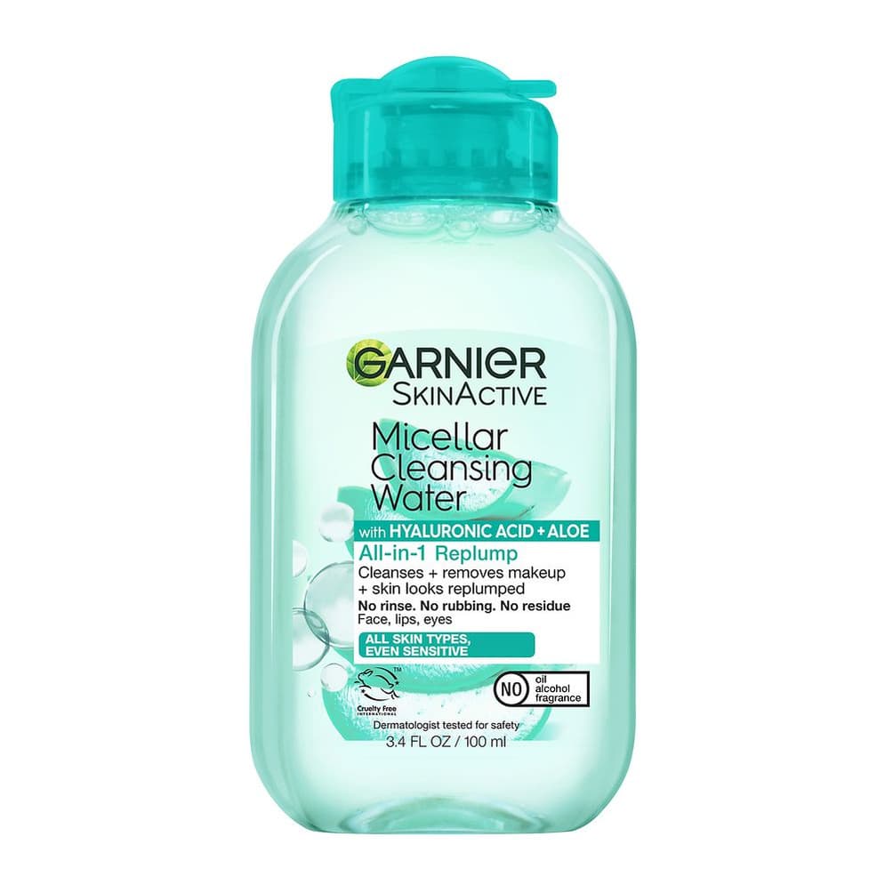 Micellar Hyaluronic Acid & Aloe Replumping Cleansing Water & Removes Makeup