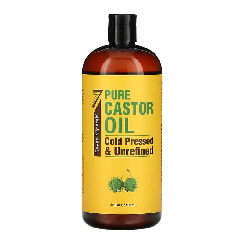 Pure Castor Oil, Cold Pressed & Unrefined, Unscented