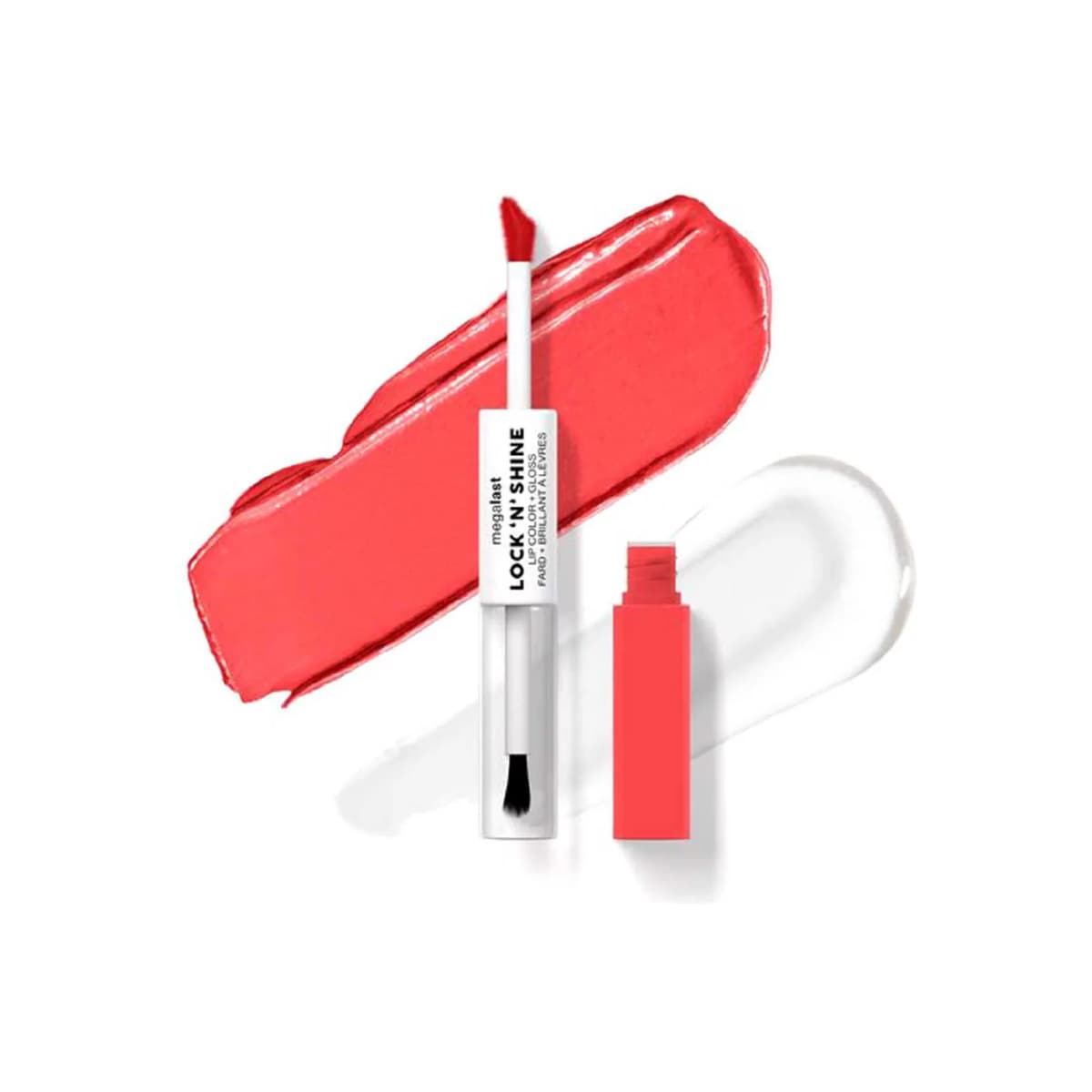 Megalast Lock n' Shine Lip Color, Shining hibiscus