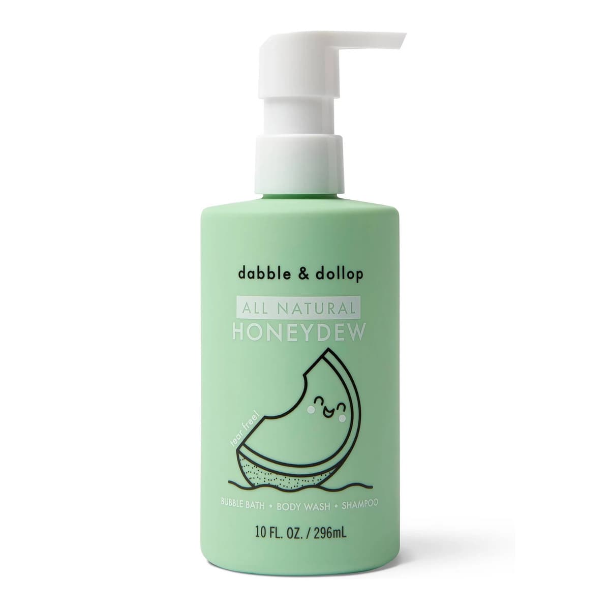 Kids' 3-in-1 Shampoo, Body Wash & Bubble Bath - Honeydew