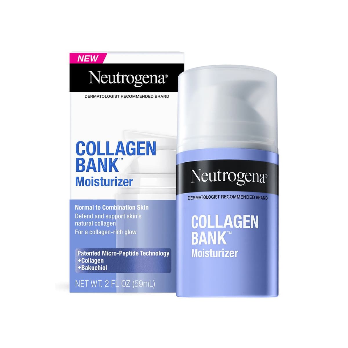 Collagen Bank Daily Face Moisturizer, Non-Greasy