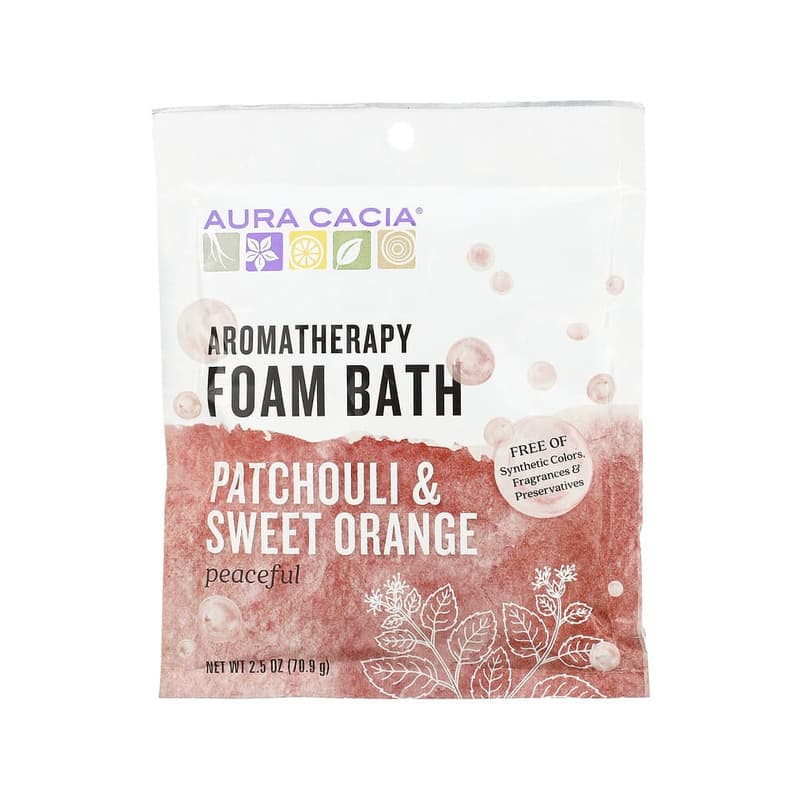 Aromatherapy Foam Bath, Patchouli & Sweet Orange