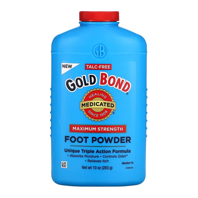 Medicated, Foot Powder, Unique Triple Action Formula, Maximum Strength