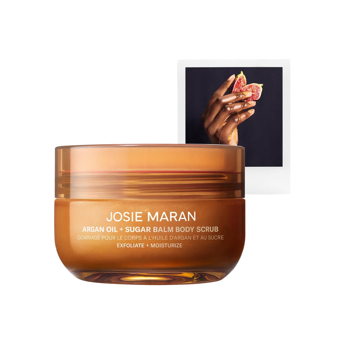 Bohemian Fig - Argan Oil + Sugar Balm Refillable Exfoliating Body Scrub Jar