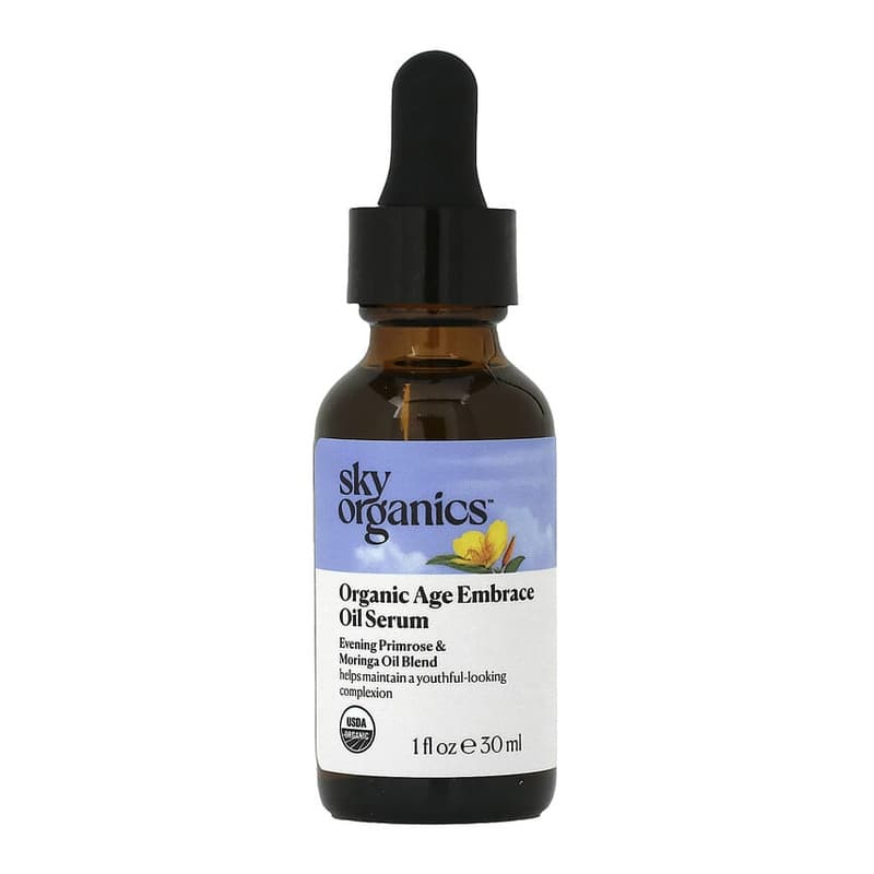 Organic Age Embrace Oil Serum, Evening Primrose & Moringa Oil Blend