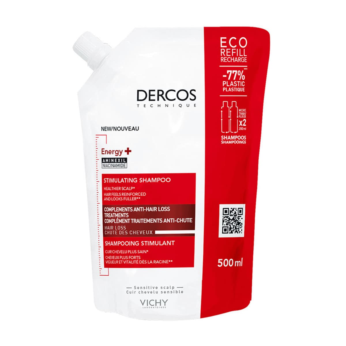 Dercos Energising Stimulating Shampoo Refill