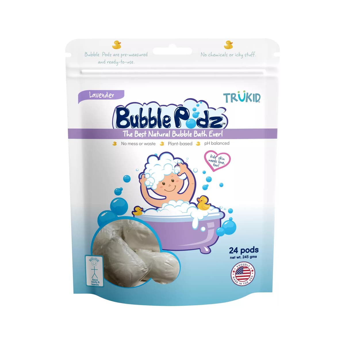 Bubble Podz Bubble Bath Lavender (24 Count)