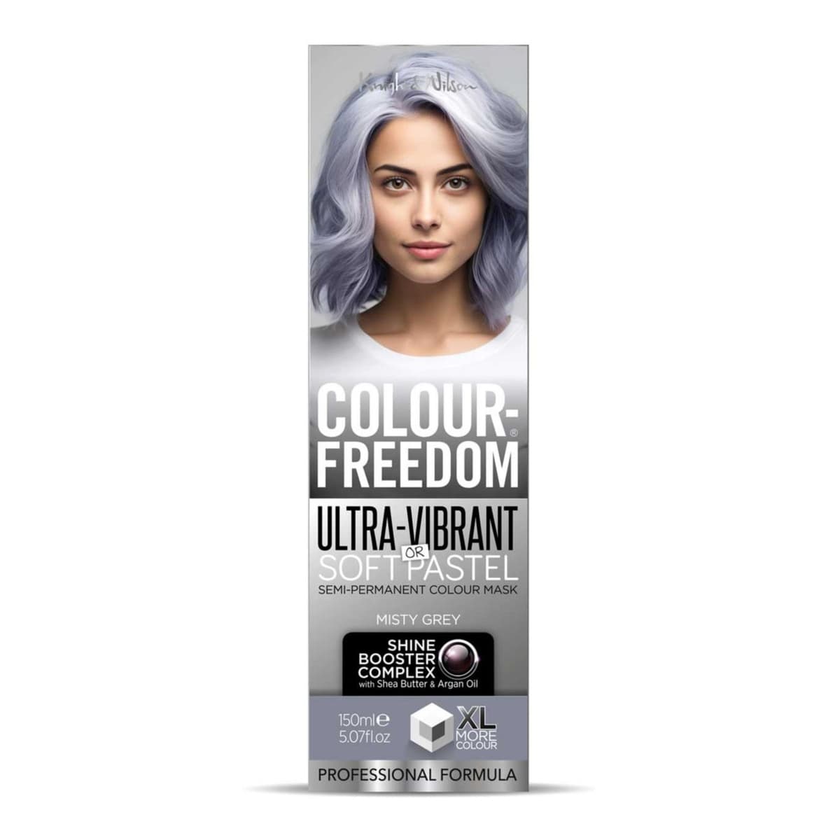 Colour Freedom Misty Grey Semi Permanent Hair Dye.