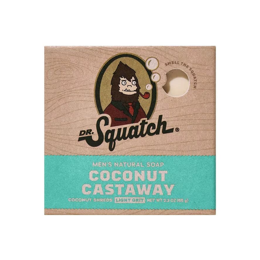 Men's All Natural Mini Bar Soap - Coconut Castaway