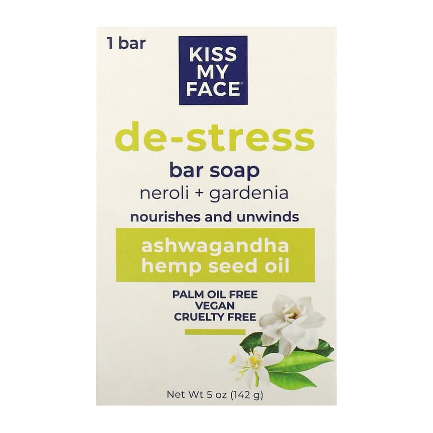 De-Stress, Bar Soap, Neroli + Gardenia