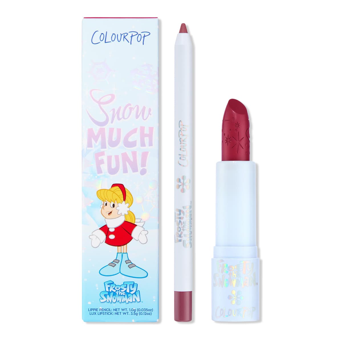 Frosty the Snowman x ColourPop Snow Much Fun! Lip Duo