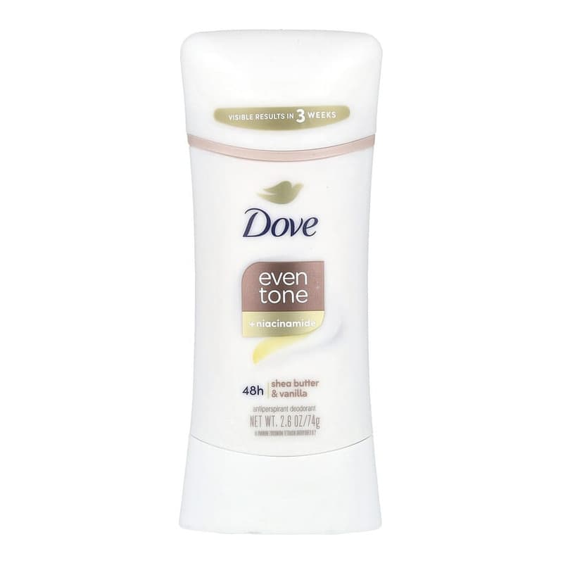 Even Tone + Niacinamide, Antiperspirant Deodorant, Shea Butter & Vanilla