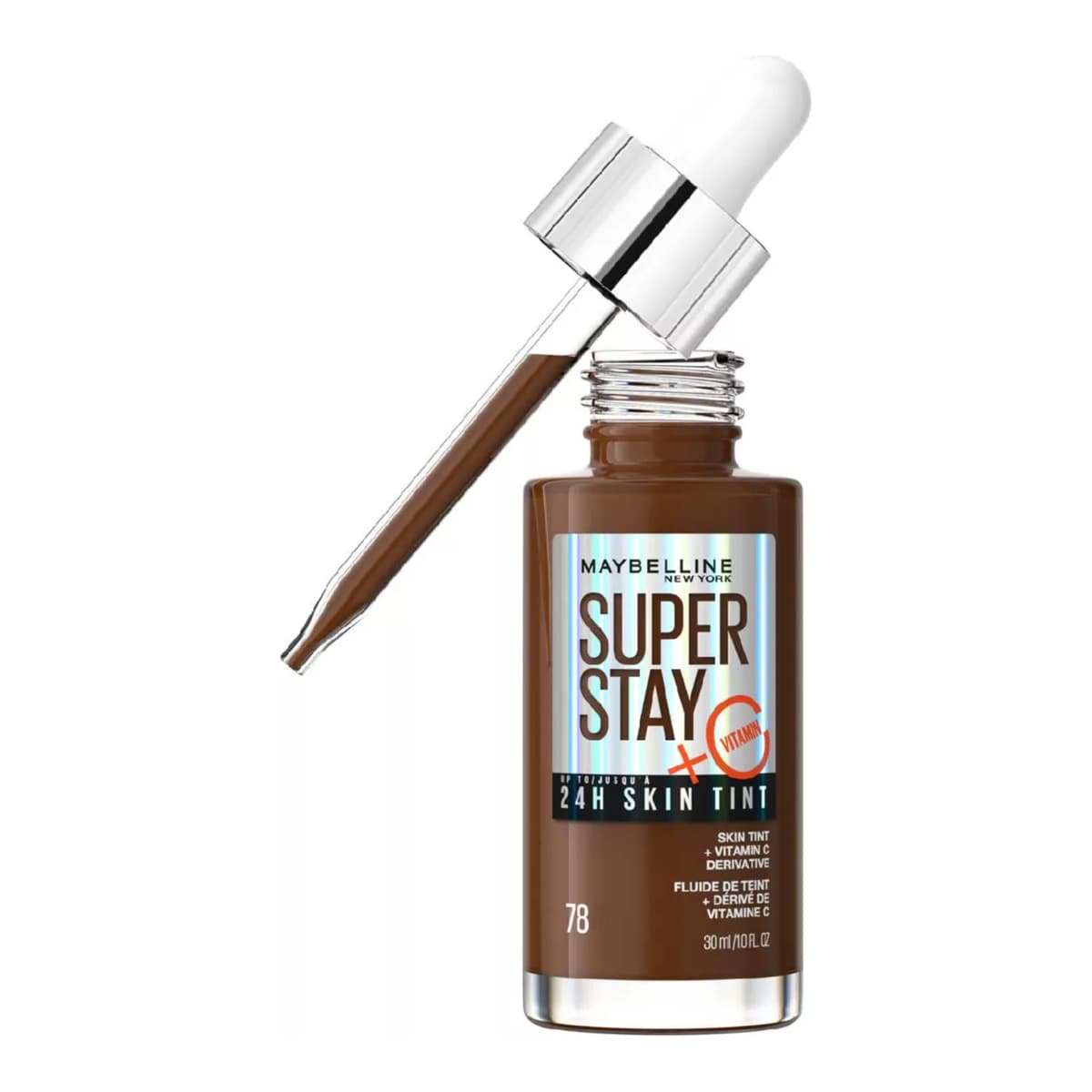 Super Stay up to 24H Skin Tint Foundation + Vitamin C, #78