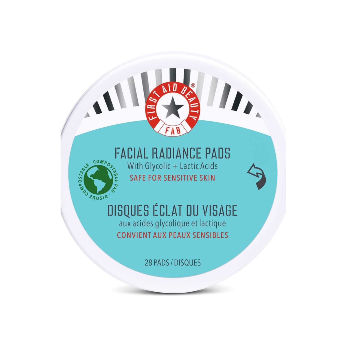 Facial Radiance Pads with Glycolic + Lactic Acids