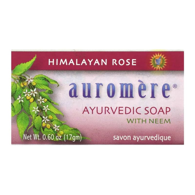 Ayurvedic Bar Soap with Neem, Himalayan Rose