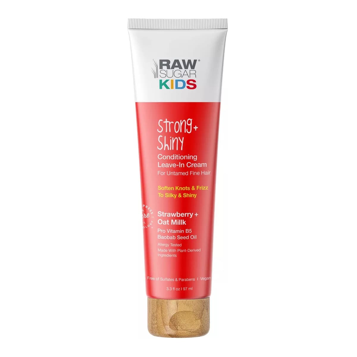 Kids' Strong + Shiny Leave-In Hair Cream - Strawberry + Oat Milk