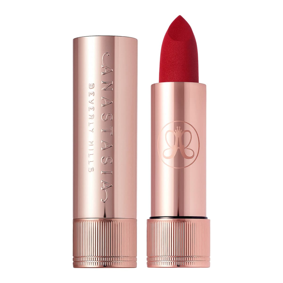 Long-Wearing Matte & Satin Velvet Lipstick, Royal Red