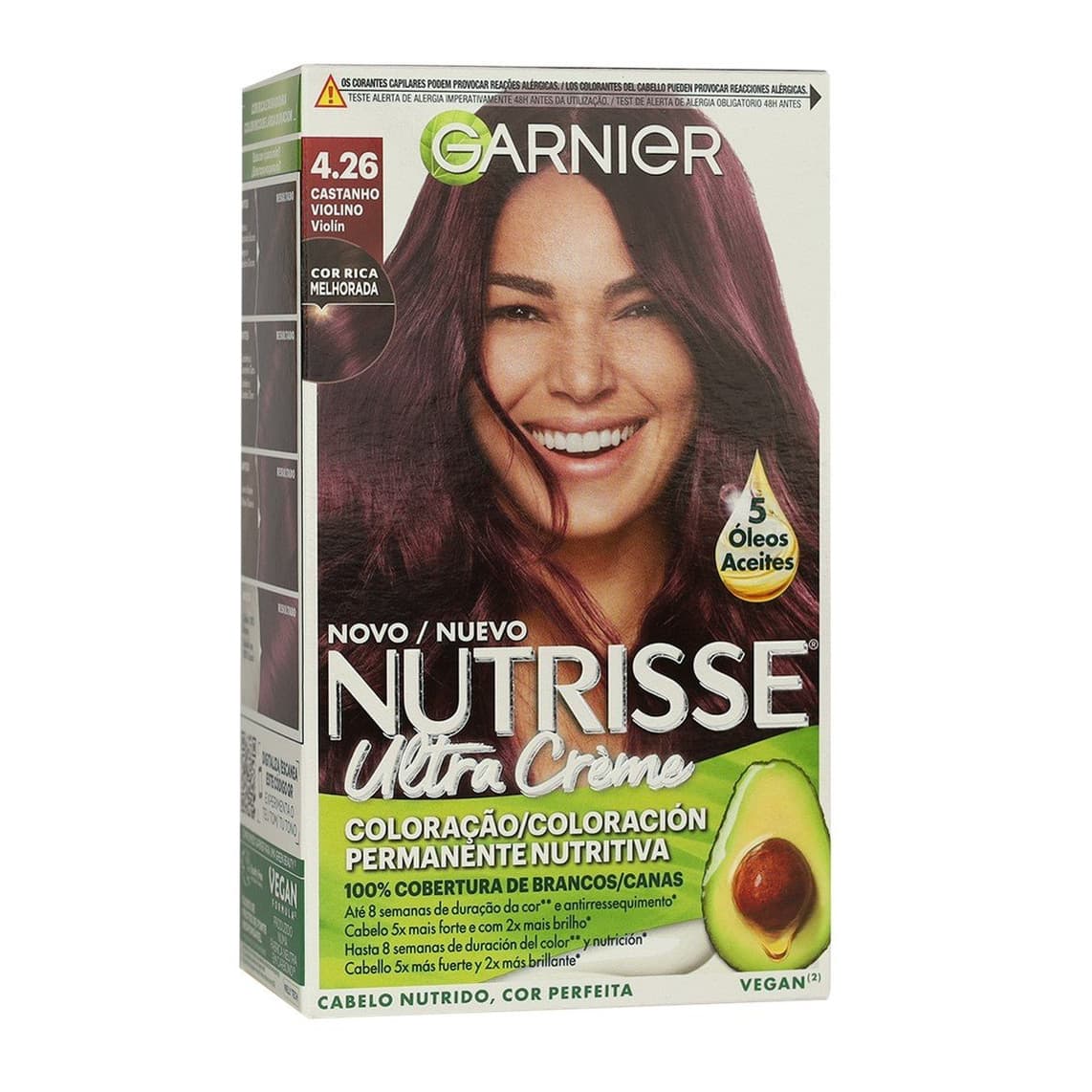 Nutrisse Ultra Crème Permanent Hair Dye 4.26 Violin