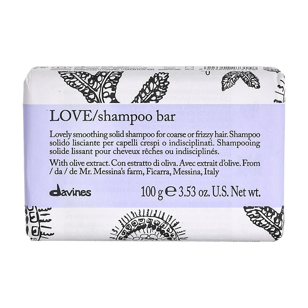 LOVE Smoothing Shampoo Bar for Frizzy Hair