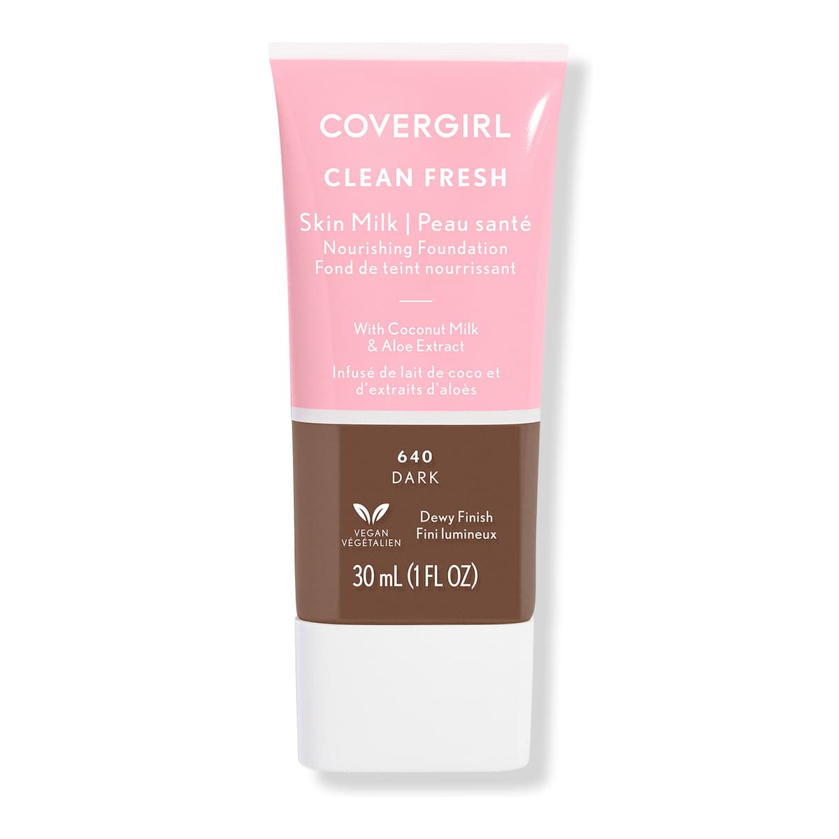 Clean Fresh Skin Milk Foundation, Dark 640