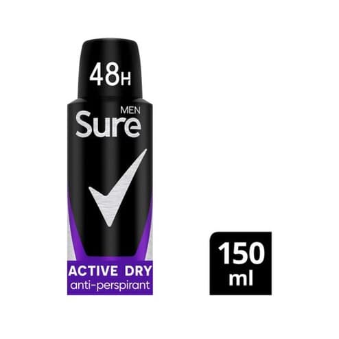 Men Antiperspirant Aerosol Active Dry