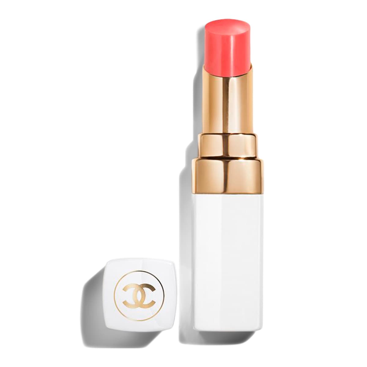 ROUGE COCO BAUME Hydrating Beautifying Tinted Lip Balm Buildable Colour, #916 FLIRTY CORAL