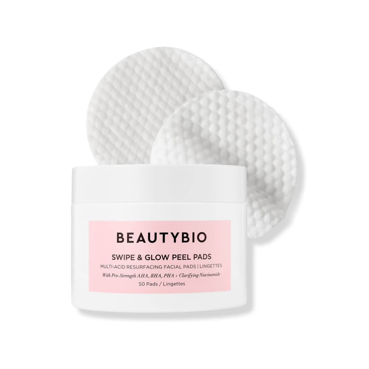 Swipe & Glow Peel Pads with AHA, BHA, PHA + Niacinamide