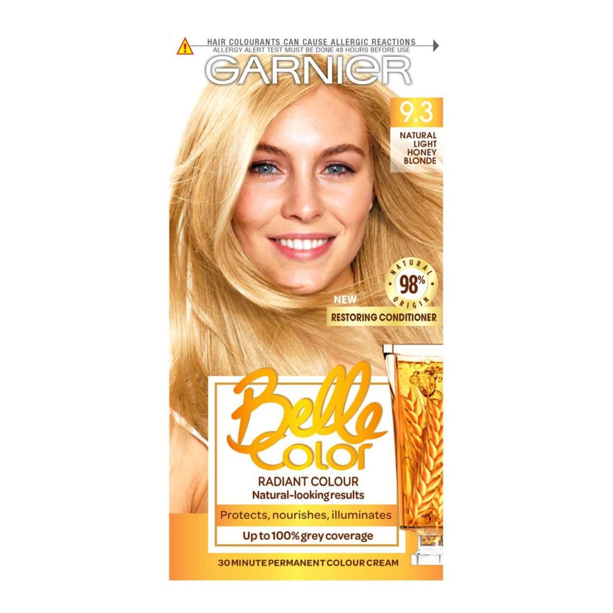 Belle Color 9.3 Light Honey Blonde Permanent Hair Dye