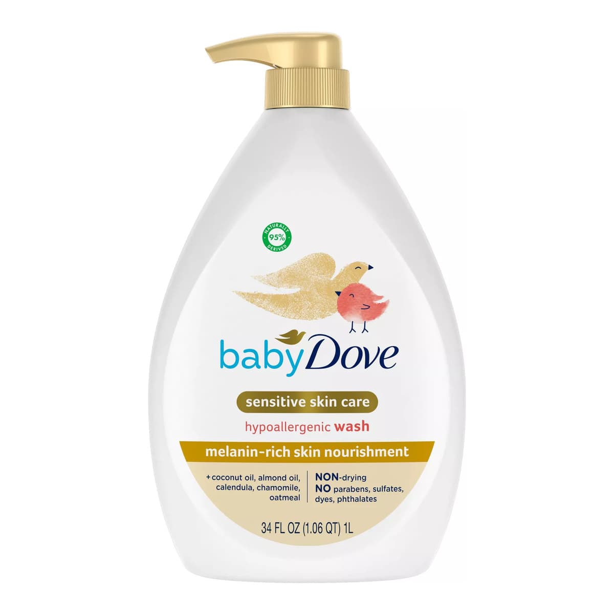 Rich Moisture Sensitive Skin Hypoallergenic Baby Wash