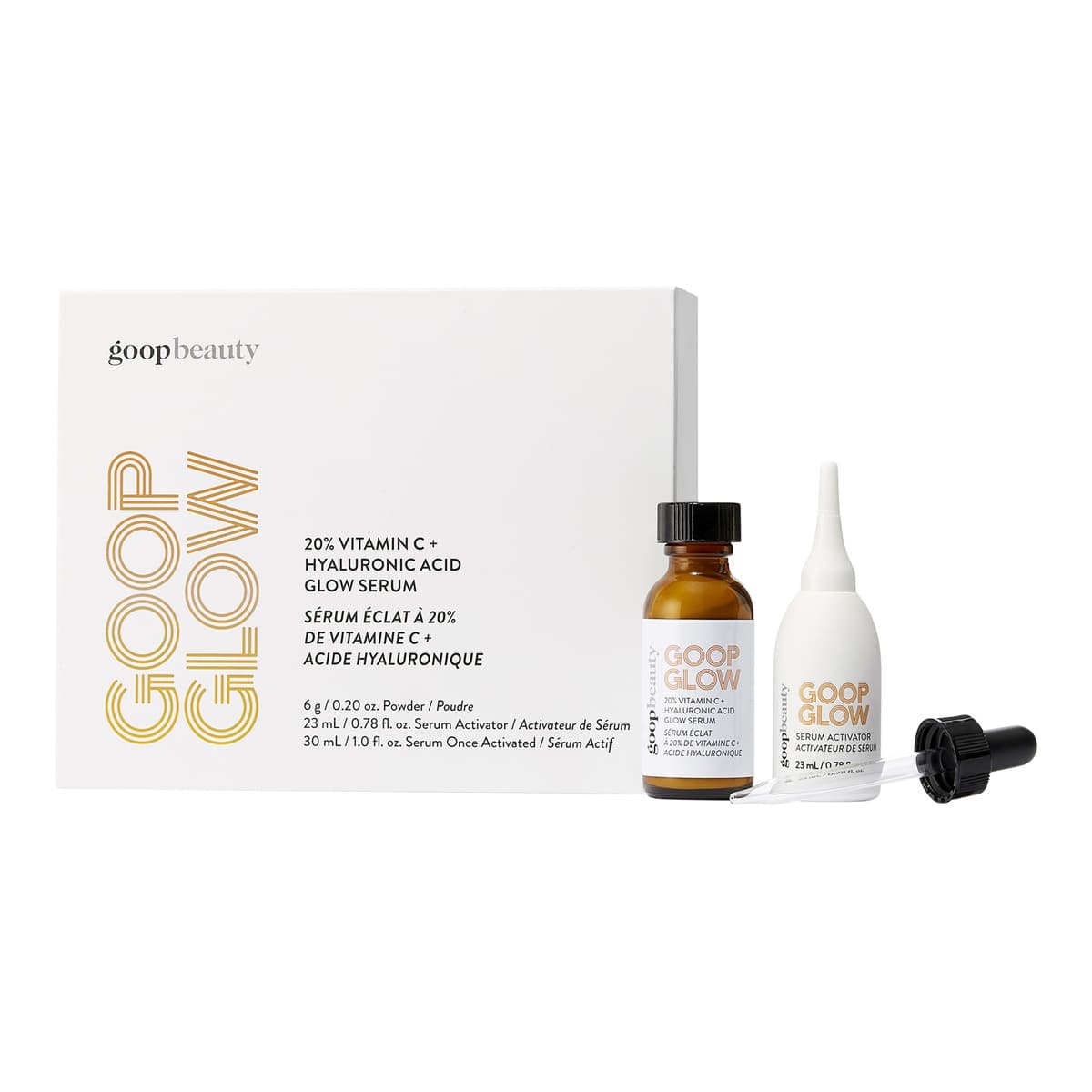 GOOPGLOW 20% Vitamin C and Hyaluronic Glow Serum
