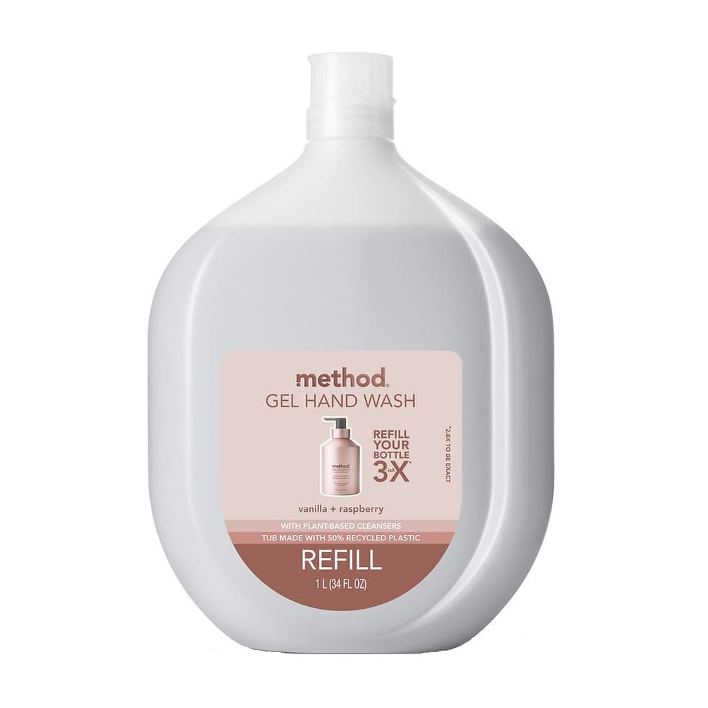 Premium Gel Hand Wash Refill Vanilla + Raspberry