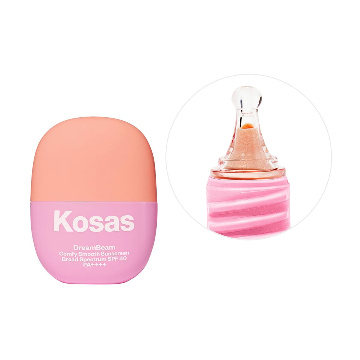 DreamBeam Silicone-Free Mineral Sunscreen SPF 40 with Ceramides and Peptides